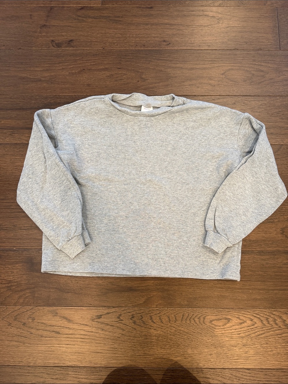 Hanna Andersson Kids Light Gray Crewneck Sweatshirt Size 8 - C17-047